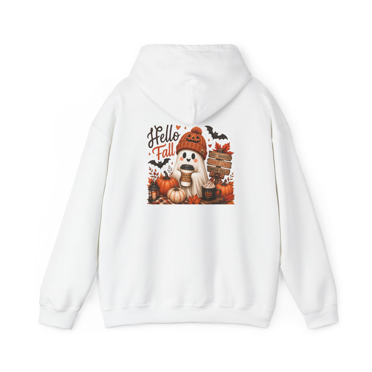 Fall Pumpkin Puppy Hoodie — "Hello Fall" Cute Autumn Dog Sweatshirt