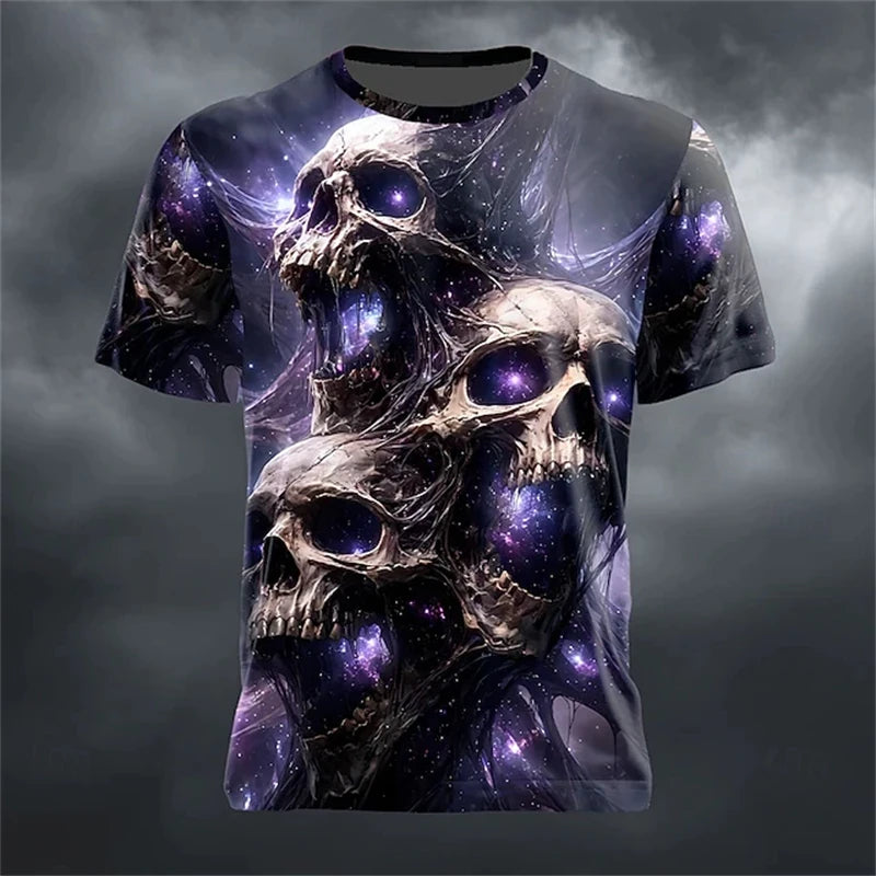 Pumpkin Print Casual Mens T-Shirt