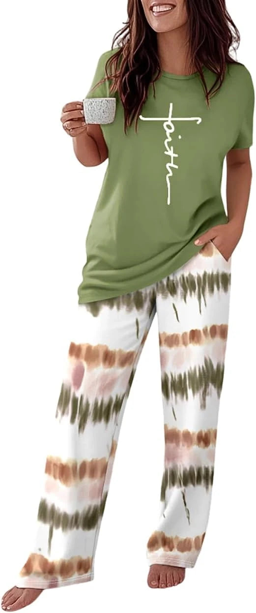 Short Sleeve Lounge Pajama Set