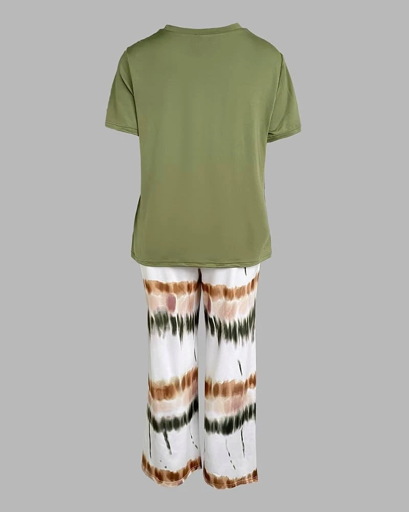 Short Sleeve Lounge Pajama Set