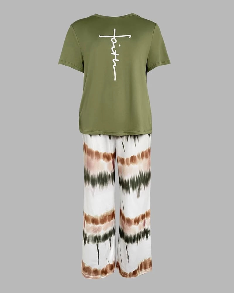 Short Sleeve Lounge Pajama Set