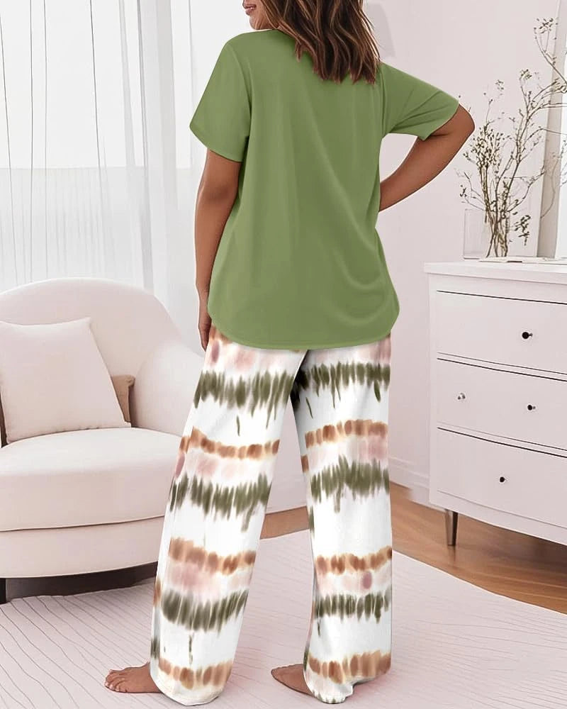 Short Sleeve Lounge Pajama Set