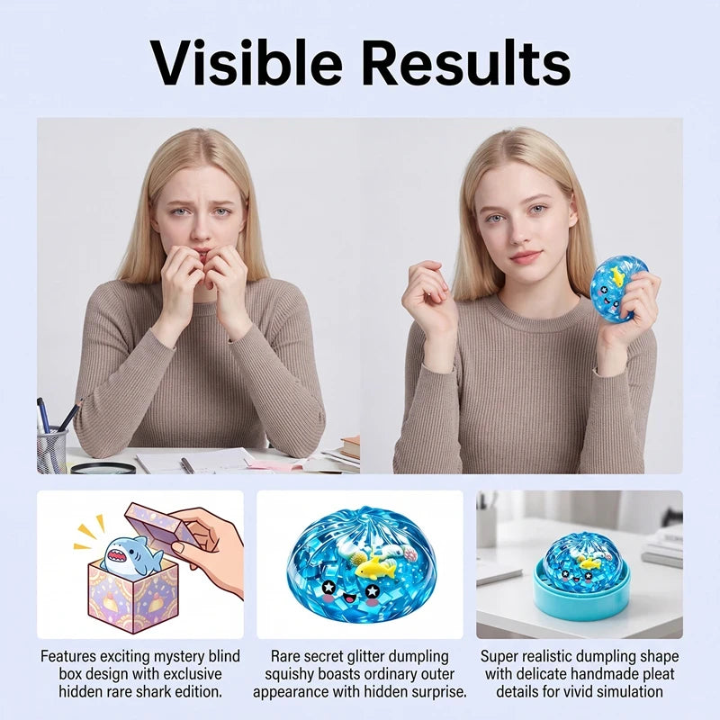 Ghost Dumpling Fidget Toy