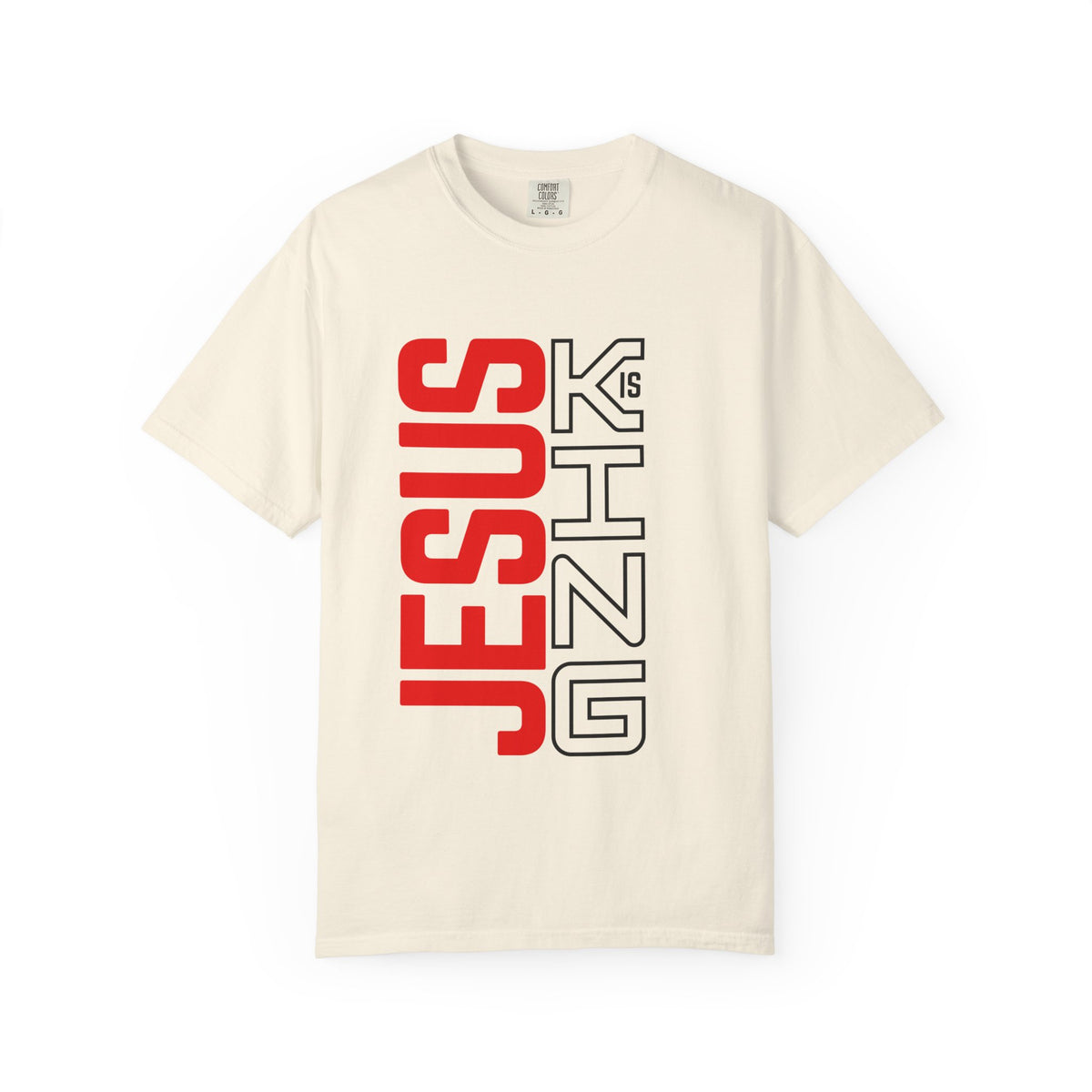 Jesus Is King Vertical Graphic T-Shirt